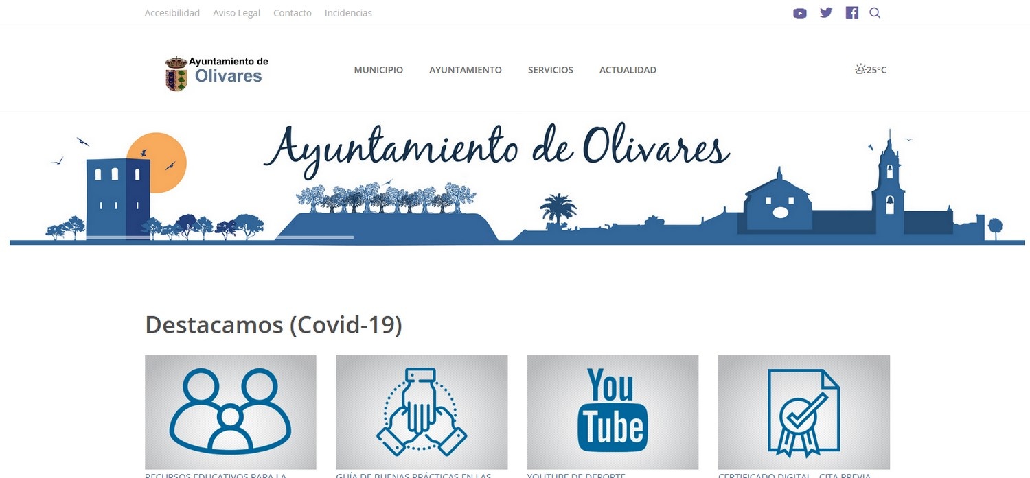 nueva web olivares